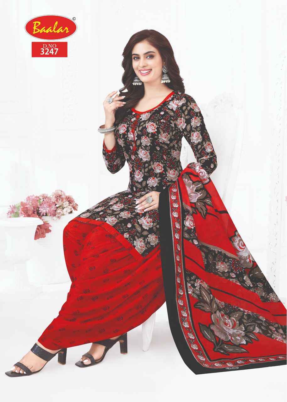 Baalar Zaara Patiyala Vol-32 Cotton Dress Material (21 pcs Catalogue)
