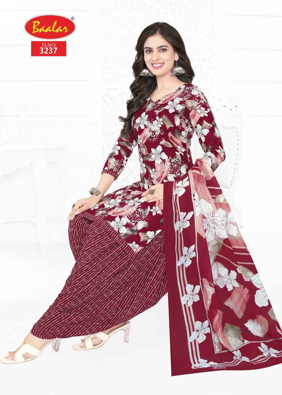 Baalar Zaara Patiyala Vol-32 Cotton Dress Material (21 pcs Catalogue)