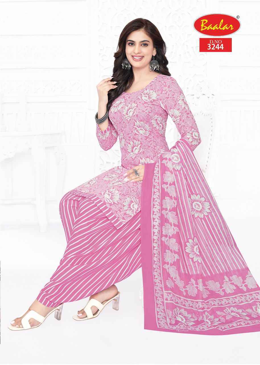 Baalar Zaara Patiyala Vol-32 Cotton Dress Material (21 pcs Catalogue)