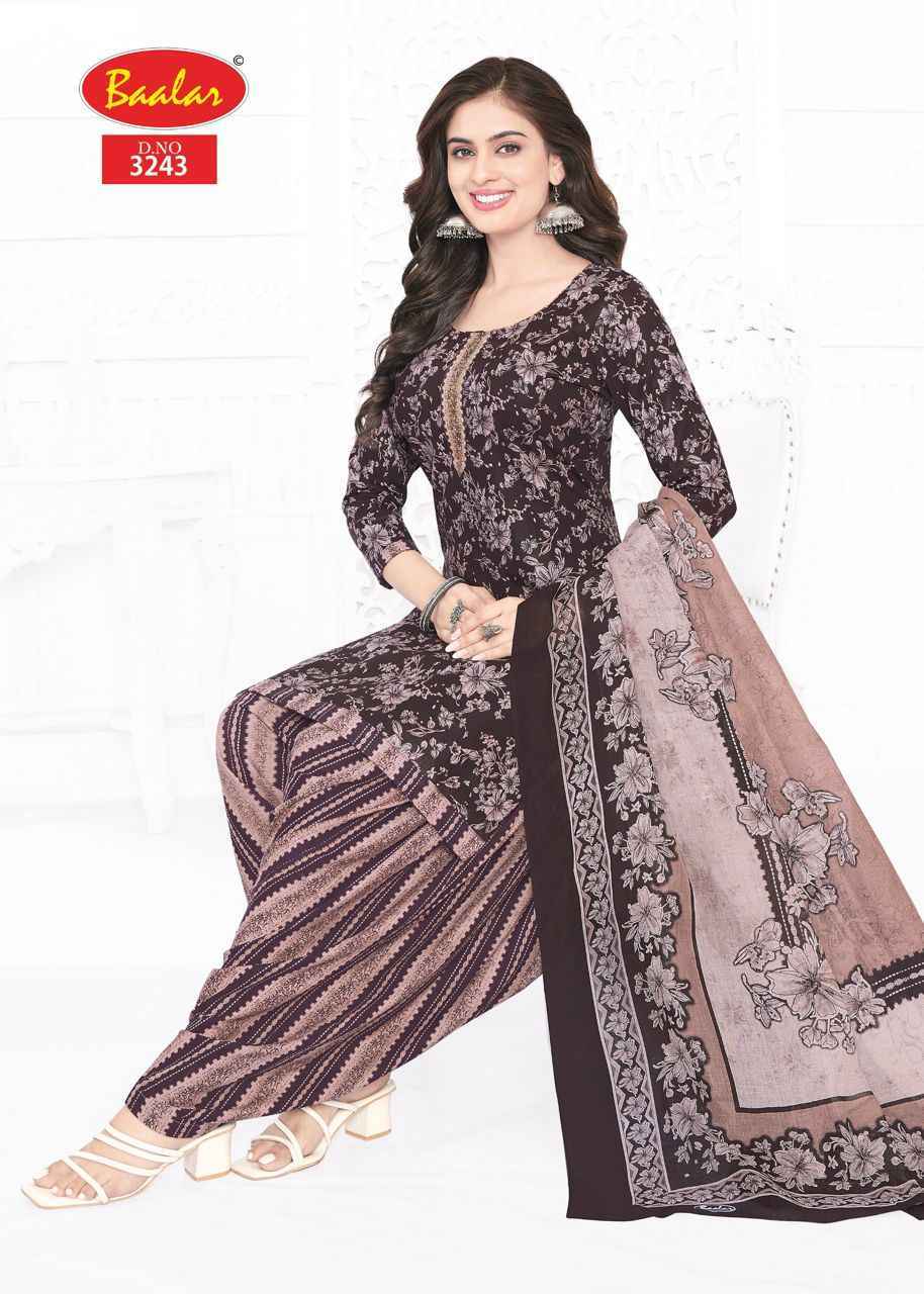 Baalar Zaara Patiyala Vol-32 Cotton Dress Material (21 pcs Catalogue)