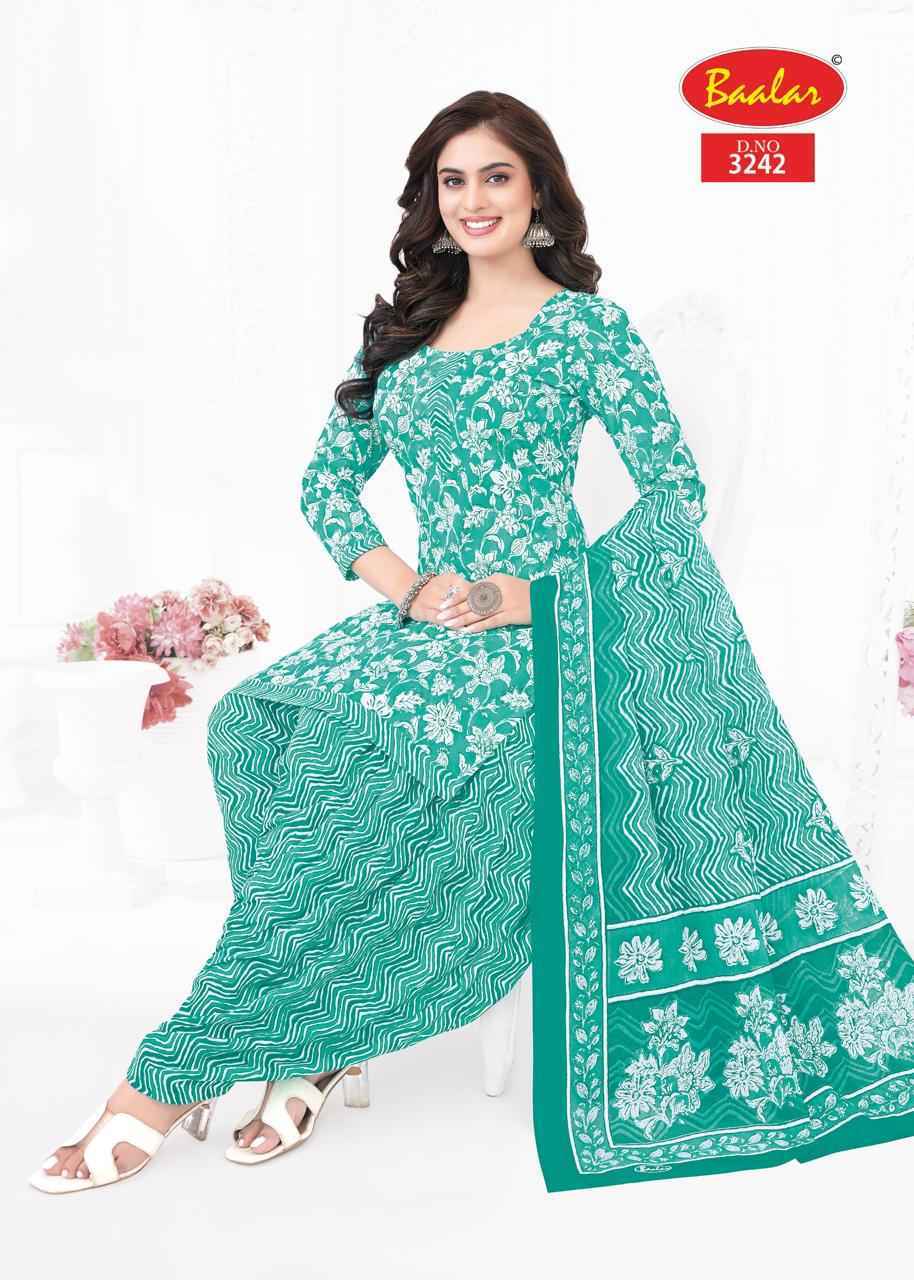 Baalar Zaara Patiyala Vol-32 Cotton Dress Material (21 pcs Catalogue)