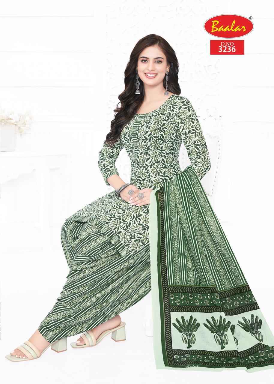 Baalar Zaara Patiyala Vol-32 Cotton Dress Material (21 pcs Catalogue)