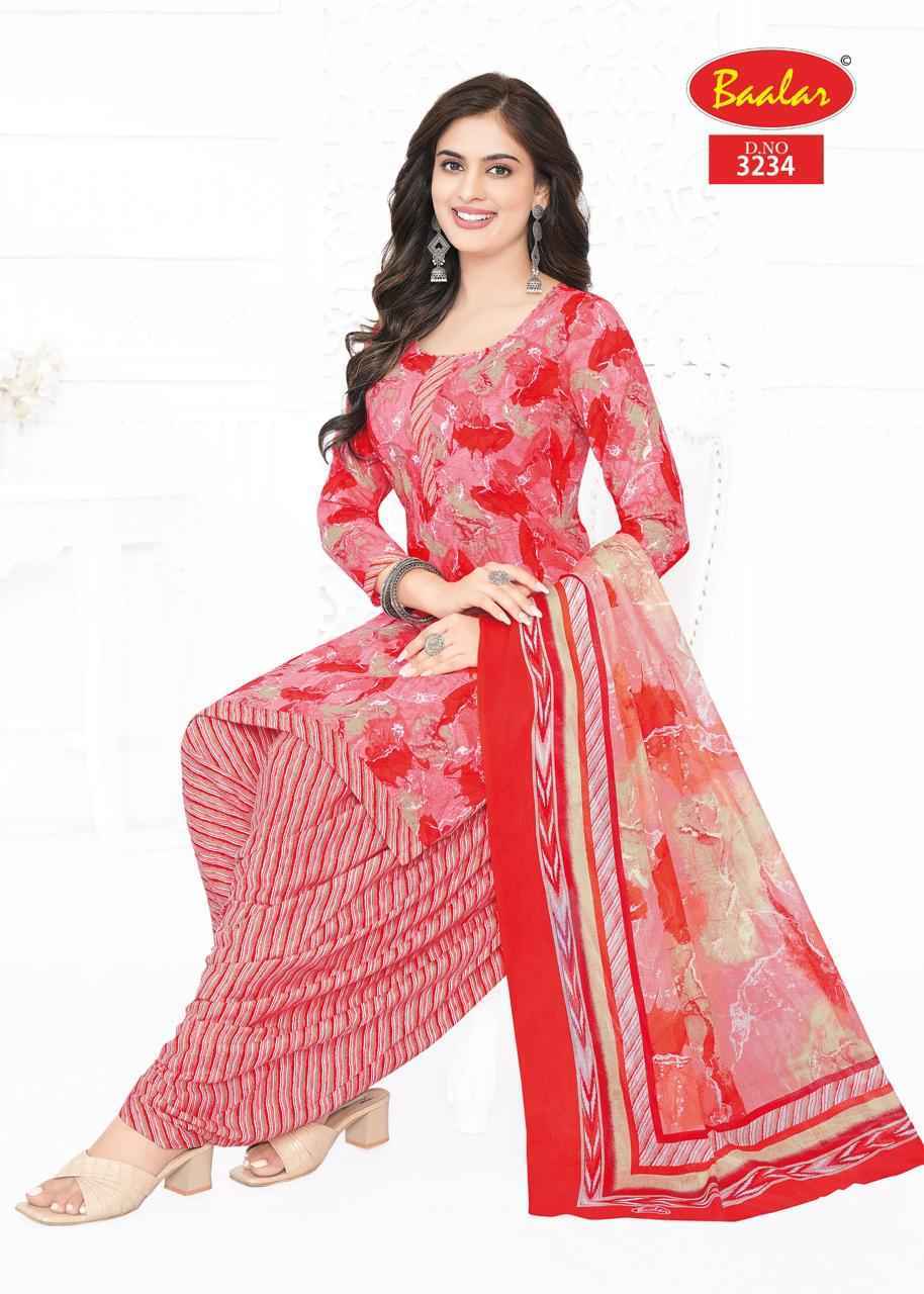 Baalar Zaara Patiyala Vol-32 Cotton Dress Material (21 pcs Catalogue)