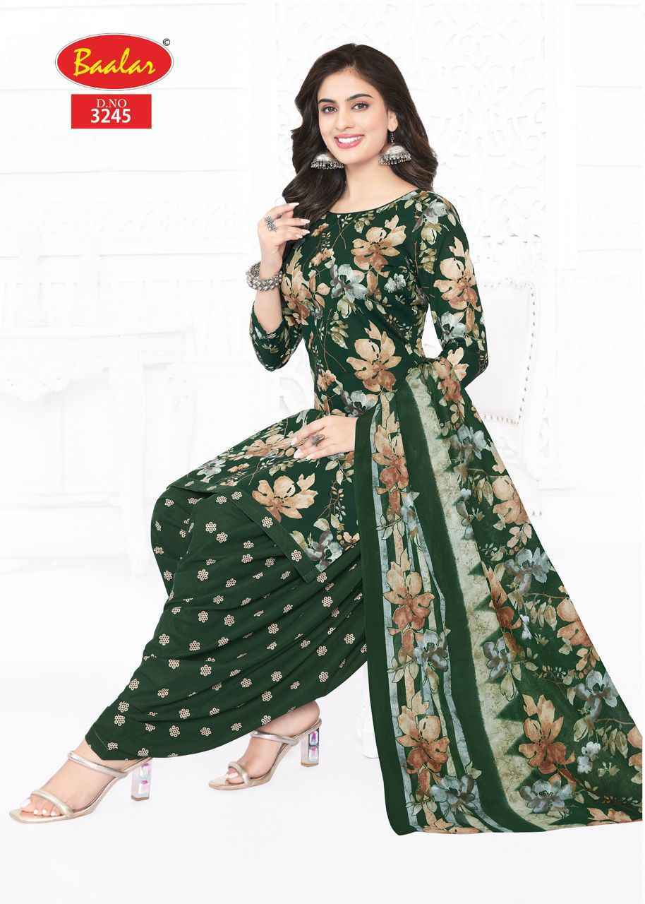 Baalar Zaara Patiyala Vol-32 Cotton Dress Material (21 pcs Catalogue)