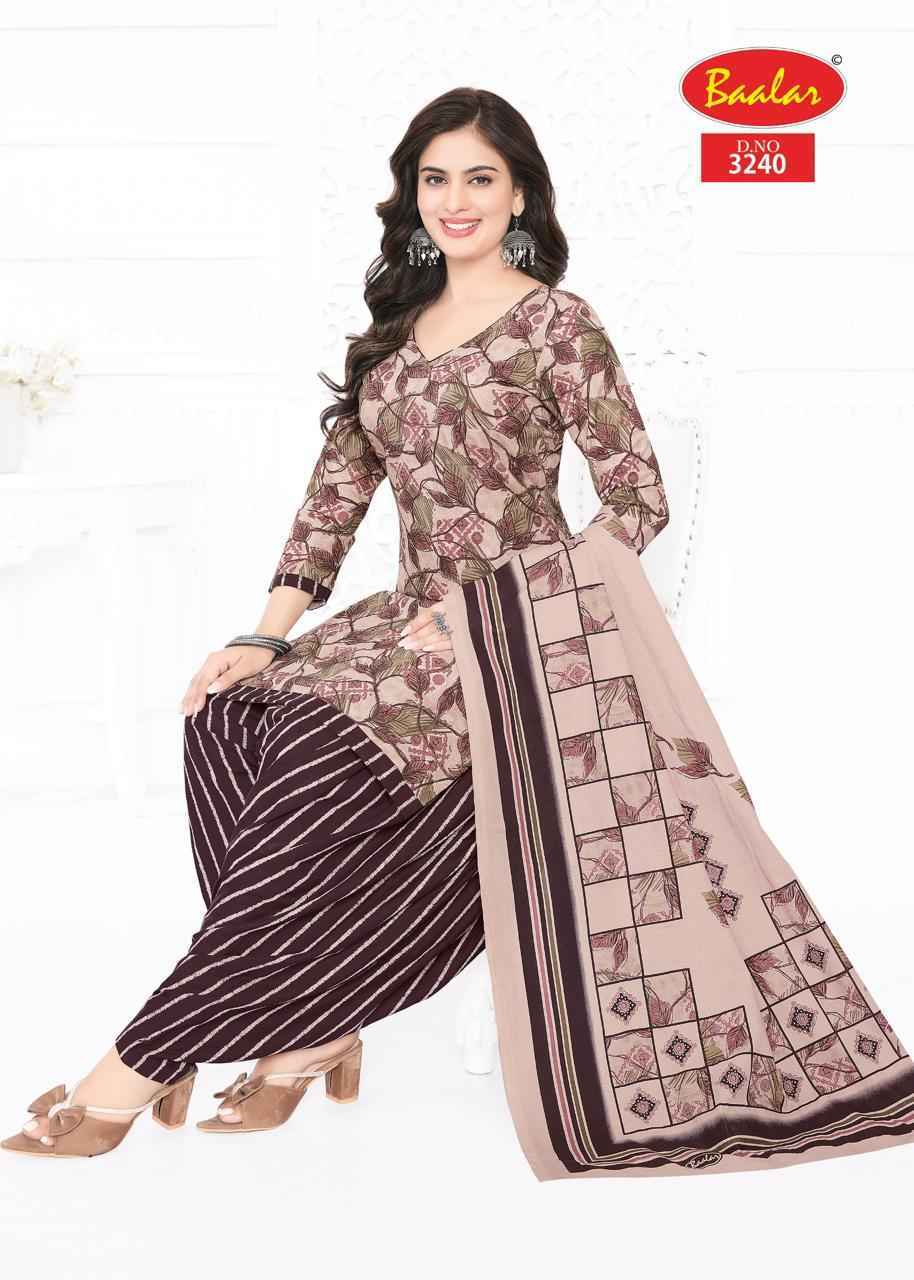 Baalar Zaara Patiyala Vol-32 Cotton Dress Material (21 pcs Catalogue)