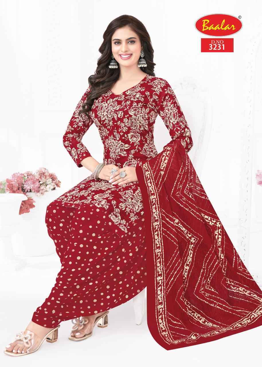 Baalar Zaara Patiyala Vol-32 Cotton Dress Material (21 pcs Catalogue)
