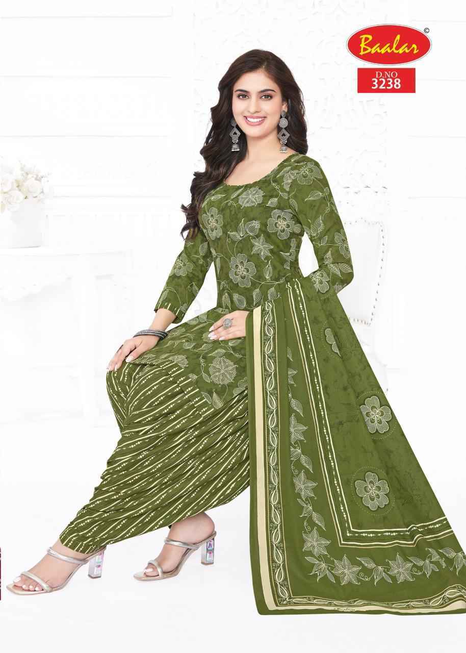 Baalar Zaara Patiyala Vol-32 Cotton Dress Material (21 pcs Catalogue)