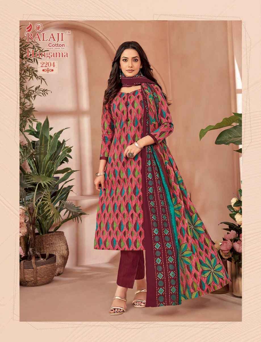 Balaji Hangama Vol 22 Cotton Dress Material 12 pcs Catalogue