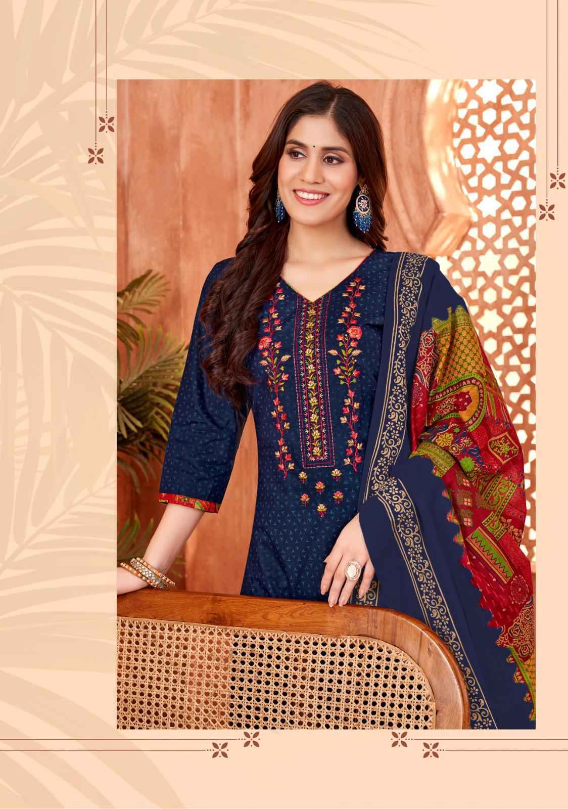 Balaji Raspberry Vol-19 Cotton Dress Material (12 pcs Catalogue)