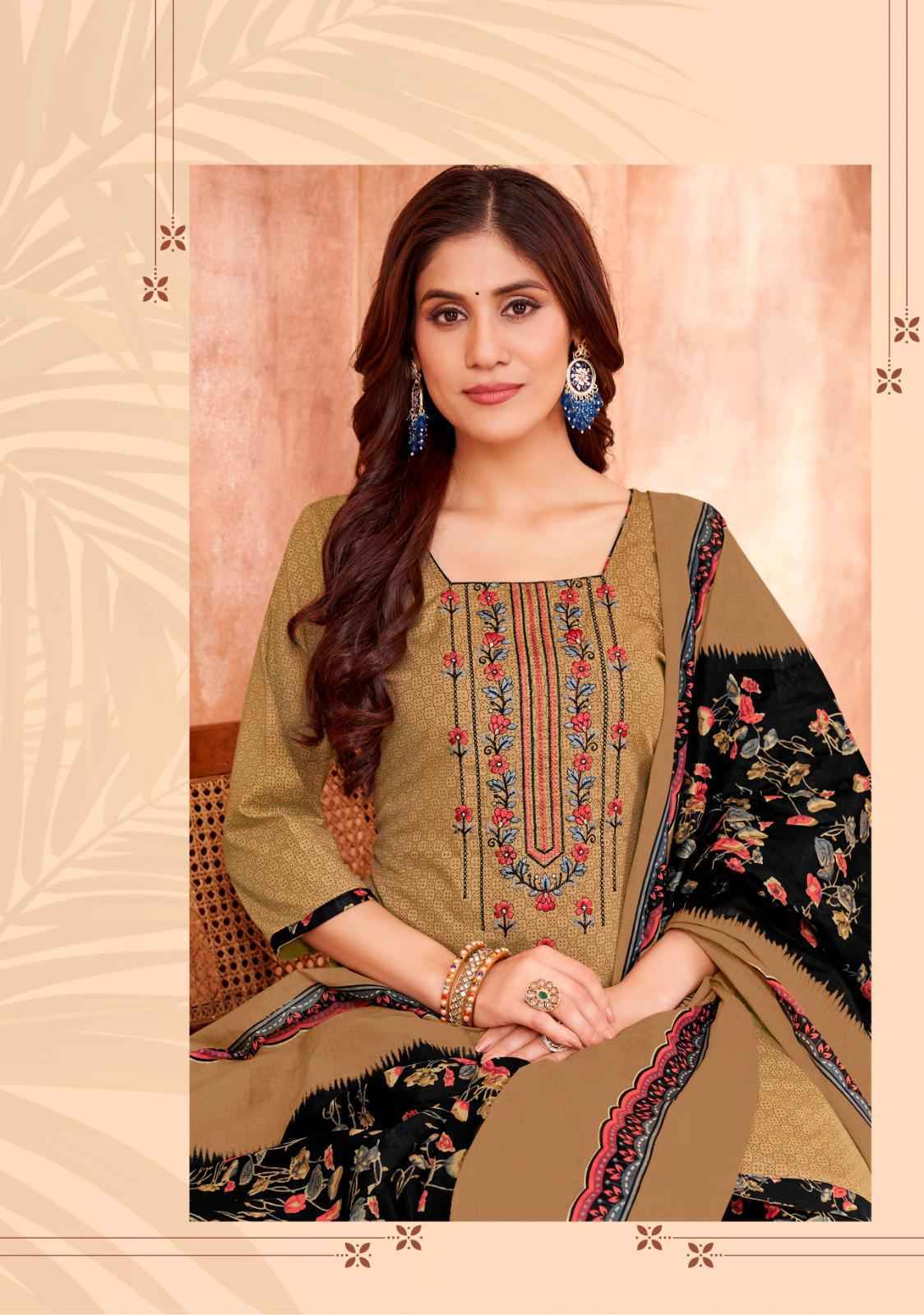 Balaji Raspberry Vol-19 Cotton Dress Material (12 pcs Catalogue)