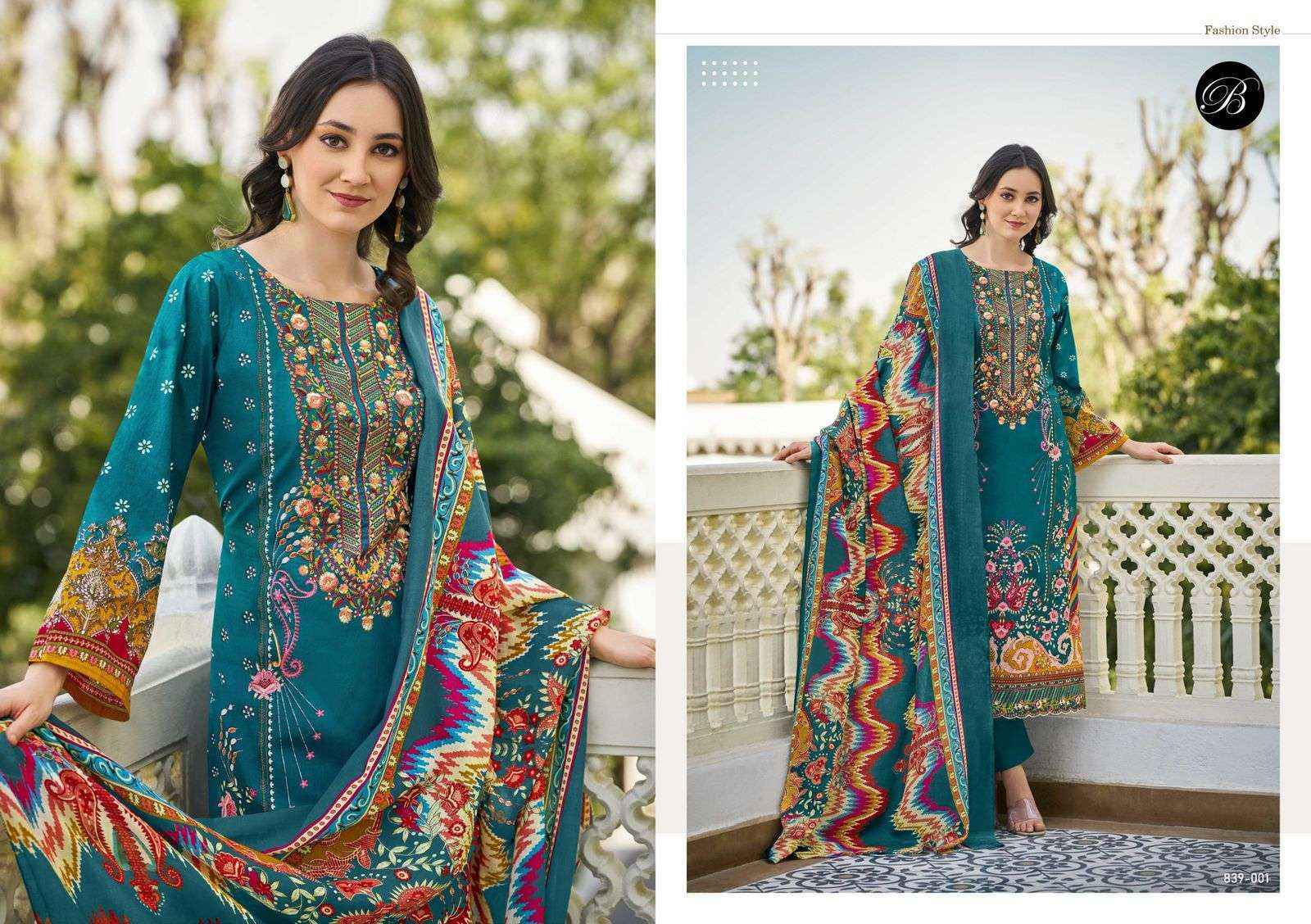 Belliza Almarina Cotton Dress Material (8 pcs Cataloge)