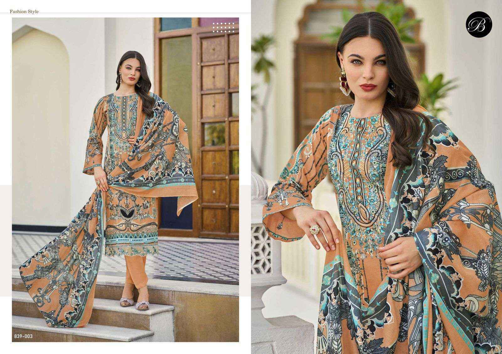 Belliza Almarina Cotton Dress Material (8 pcs Cataloge)