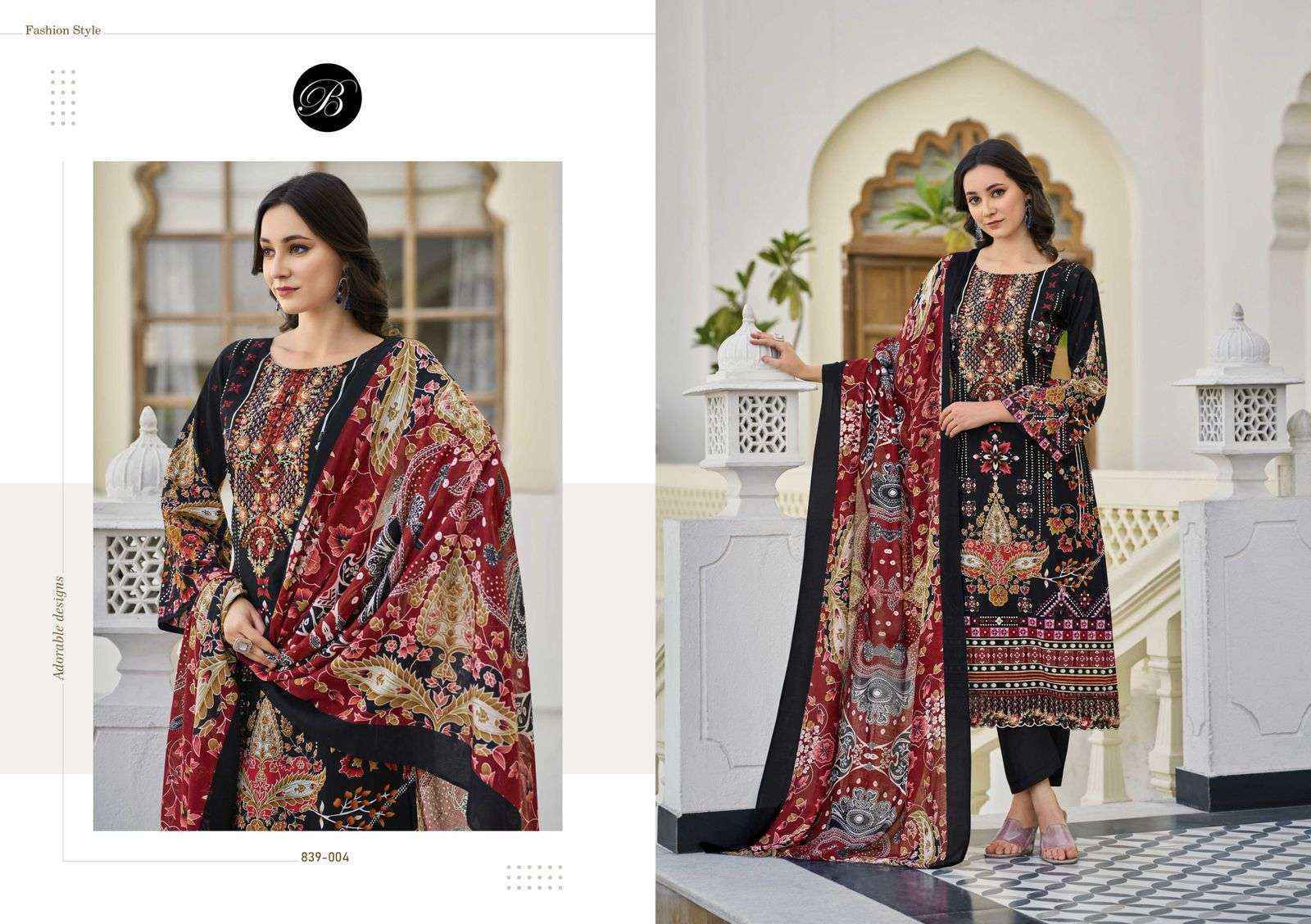 Belliza Almarina Cotton Dress Material (8 pcs Cataloge)