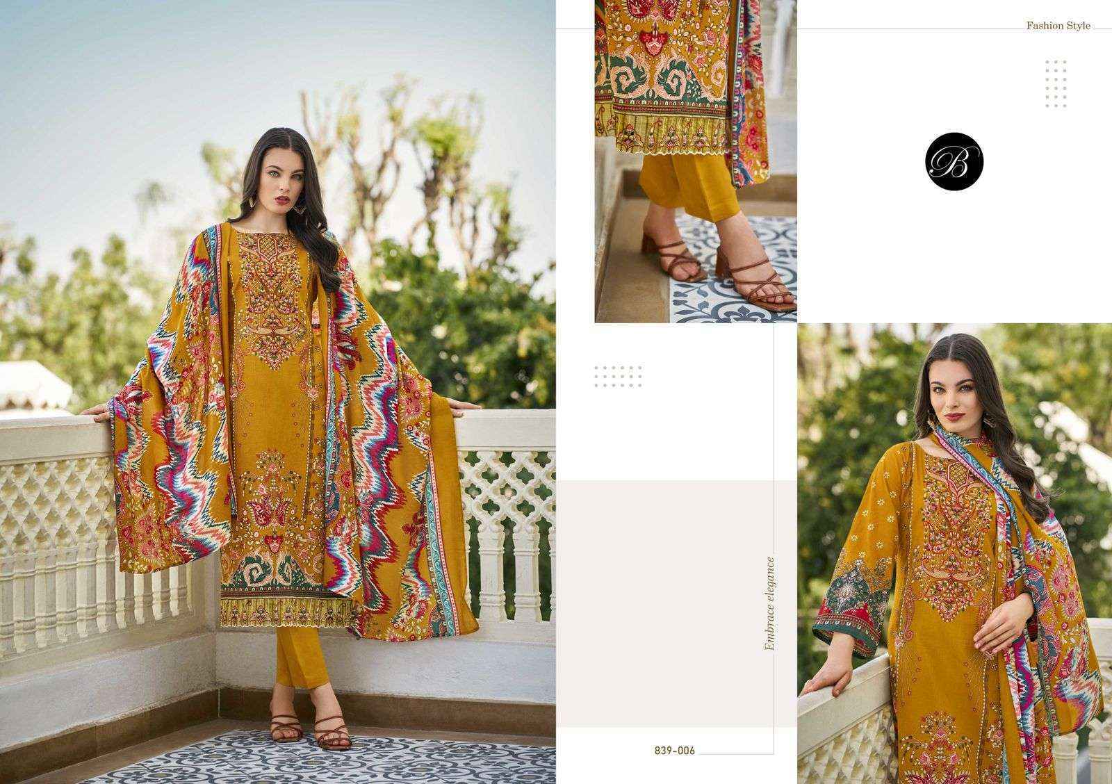 Belliza Almarina Cotton Dress Material (8 pcs Cataloge)