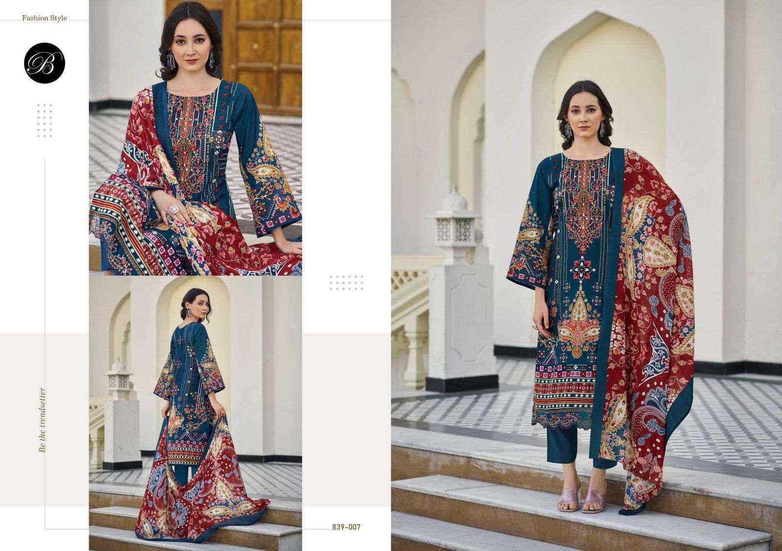 Belliza Almarina Cotton Dress Material (8 pcs Cataloge)