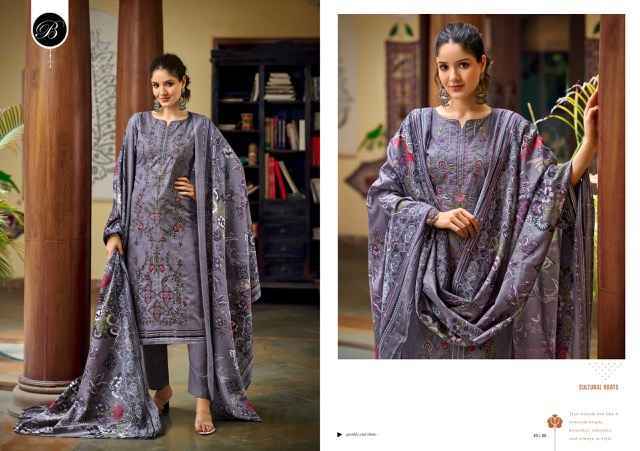 Belliza Chevron Vol 3 Cotton Dress Material 6 pcs Catalogue