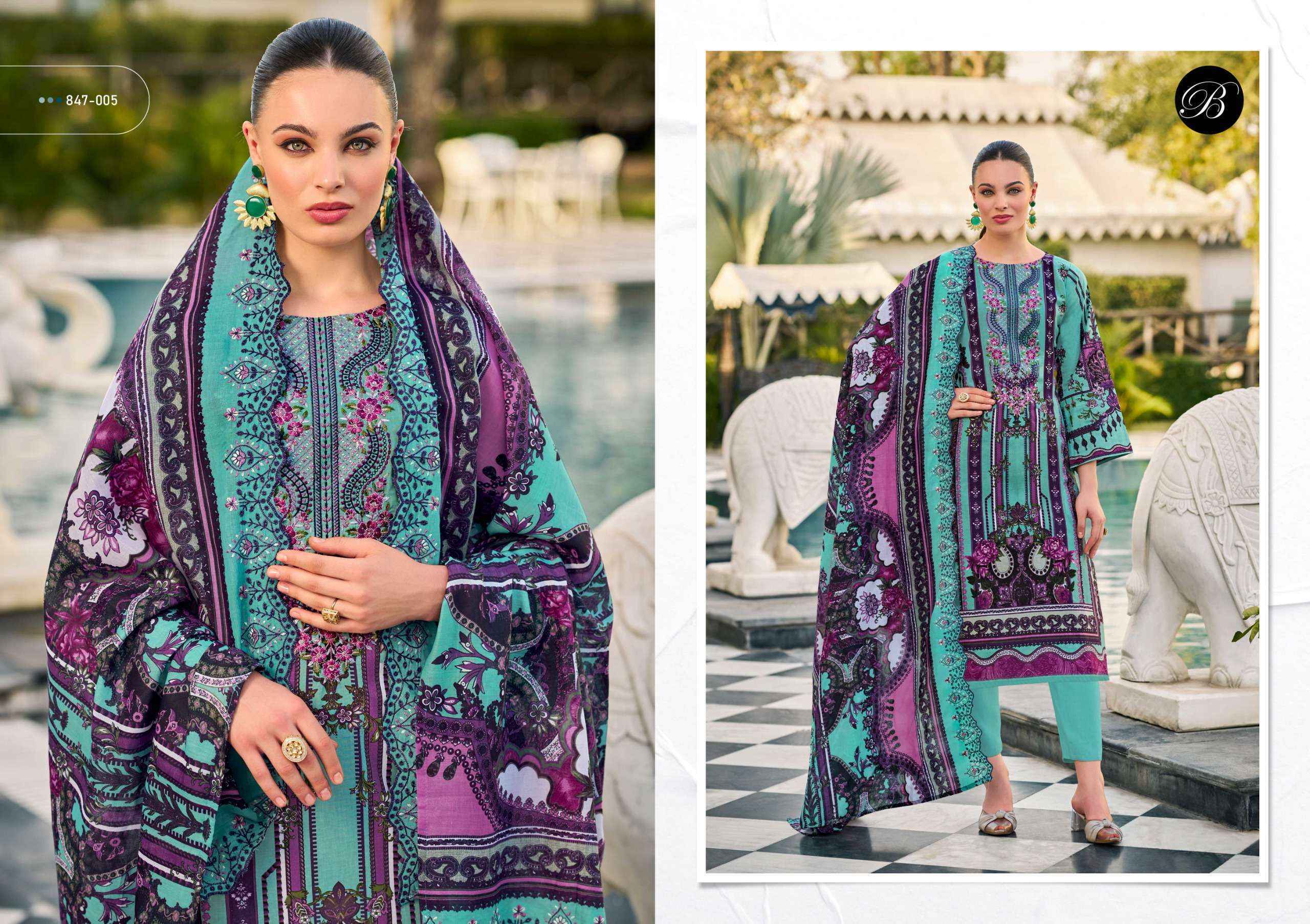 Belliza Guzarish Vol 23 Cotton Dress Material 8 pcs Catalogue