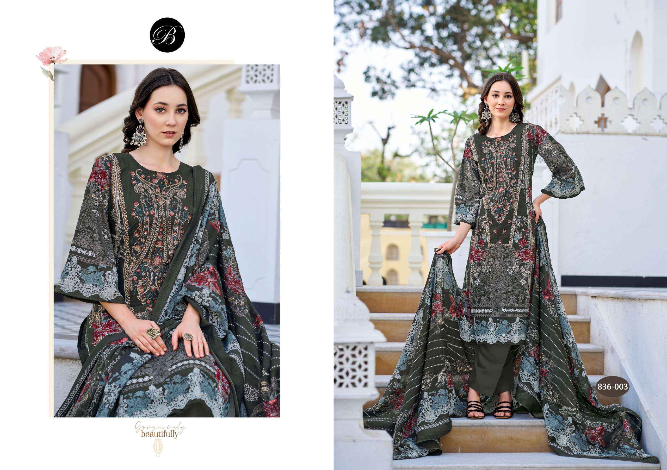 Belliza Naira Vol-103 Readymade Cotton Dress Material (8 pcs Cataloge)