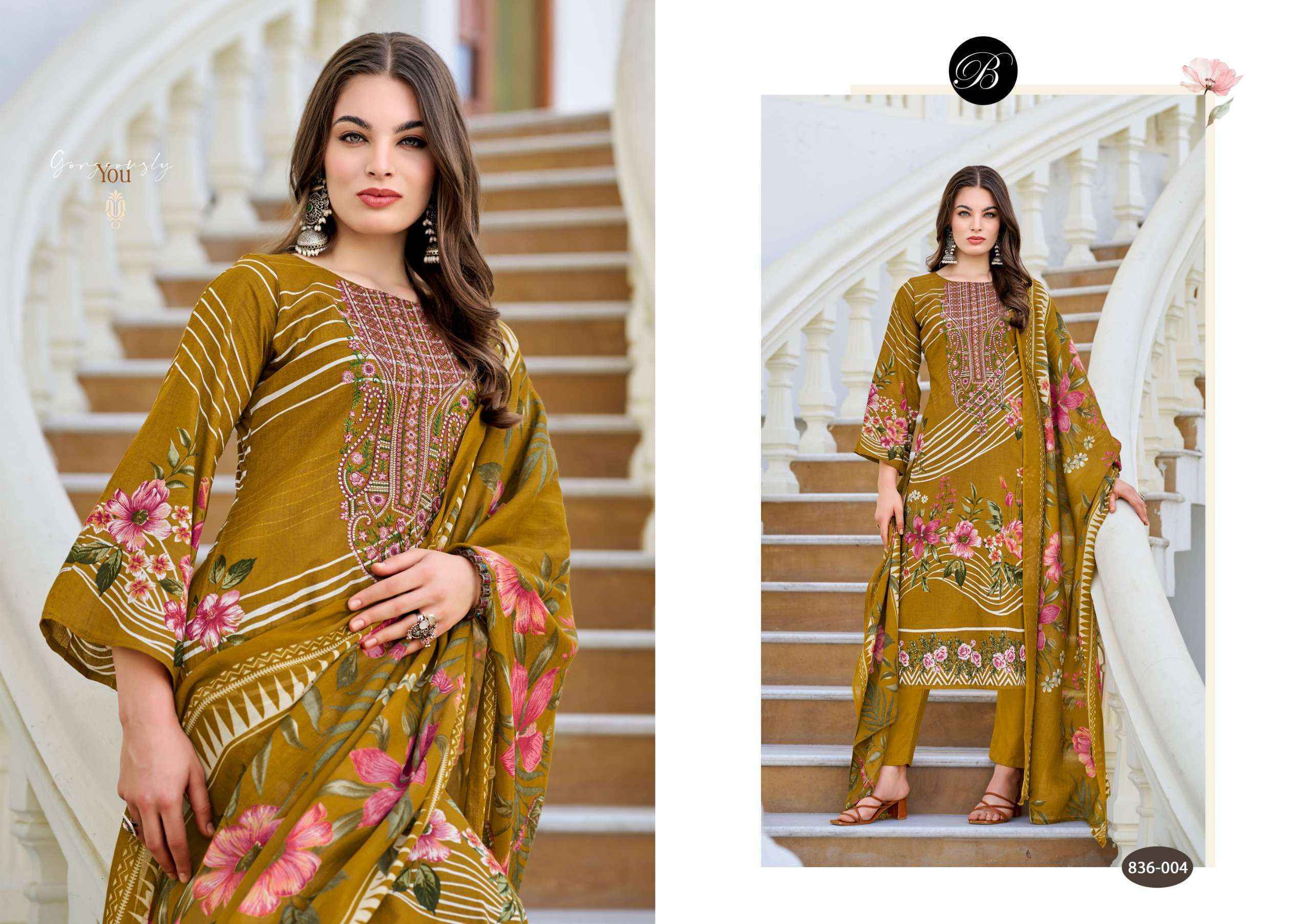 Belliza Naira Vol-103 Readymade Cotton Dress Material (8 pcs Cataloge)