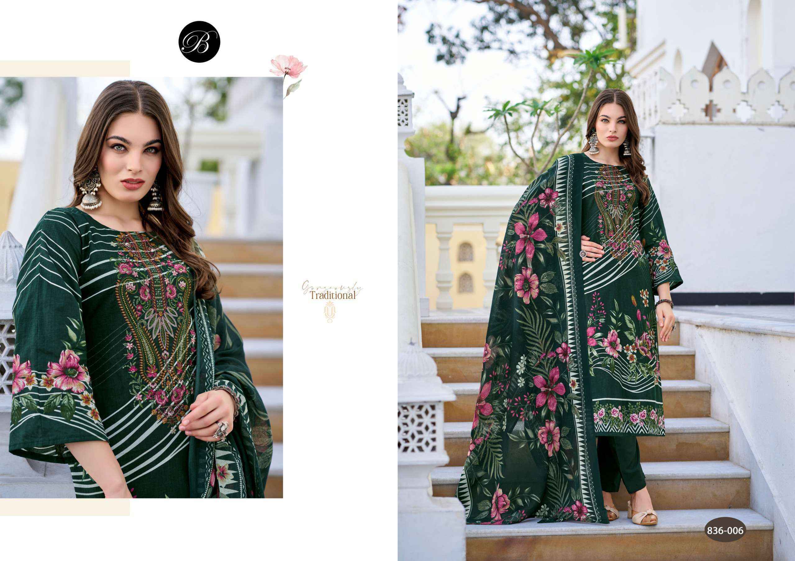 Belliza Naira Vol-103 Readymade Cotton Dress Material (8 pcs Cataloge)