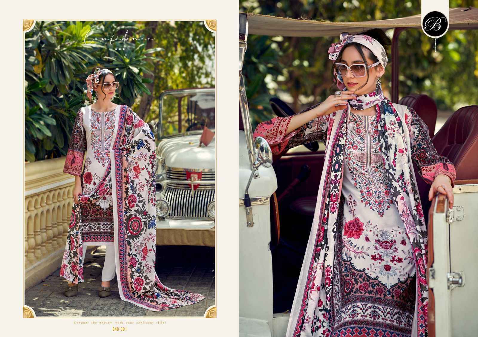 Belliza Naira Vol-106 Cotton Dress Material (8 pcs Cataloge)