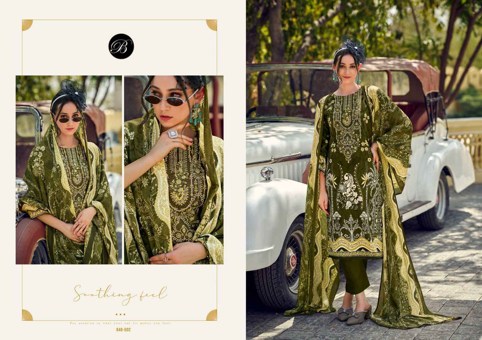 Belliza Naira Vol-106 Cotton Dress Material (8 pcs Cataloge)