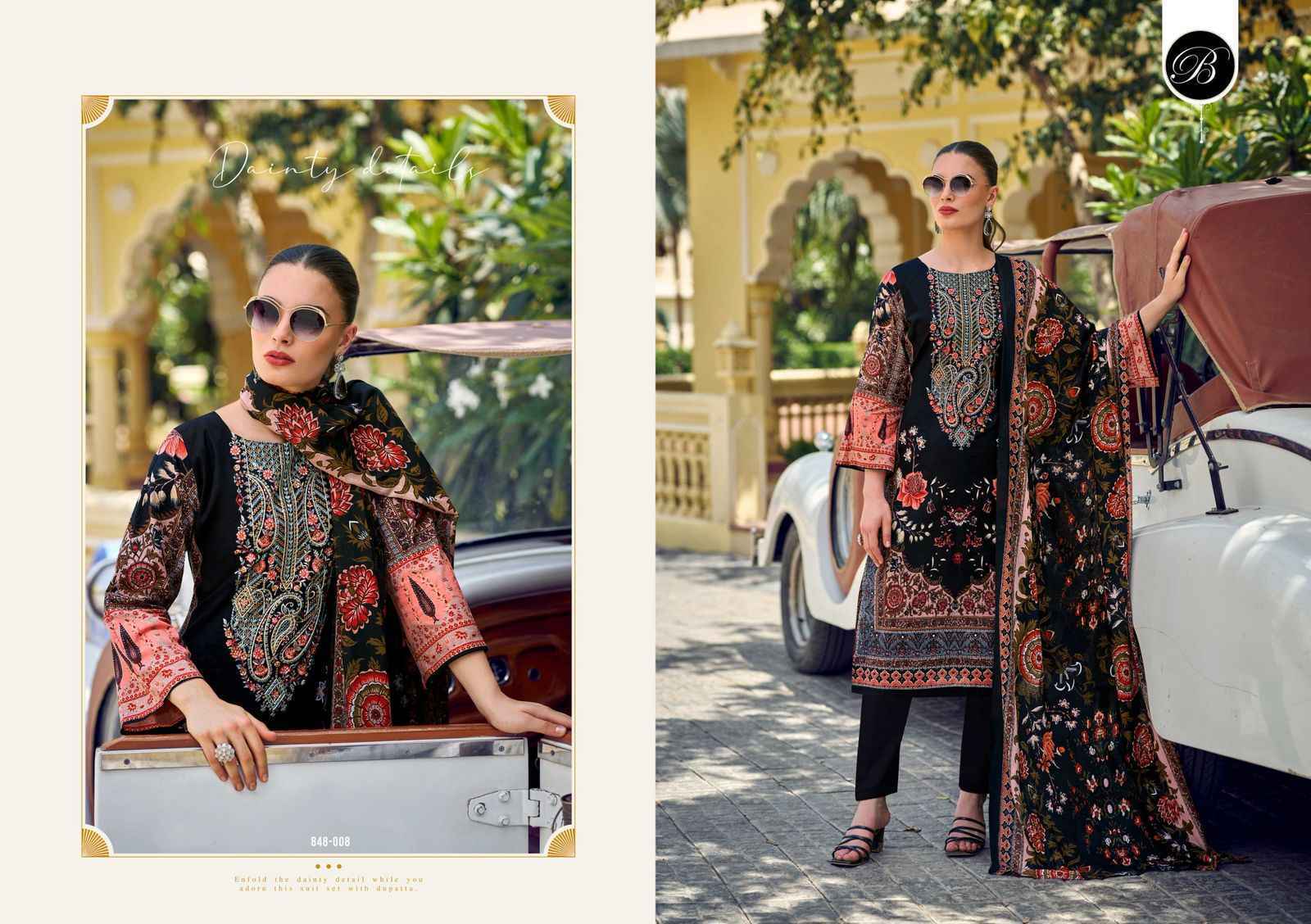 Belliza Naira Vol-106 Cotton Dress Material (8 pcs Cataloge)