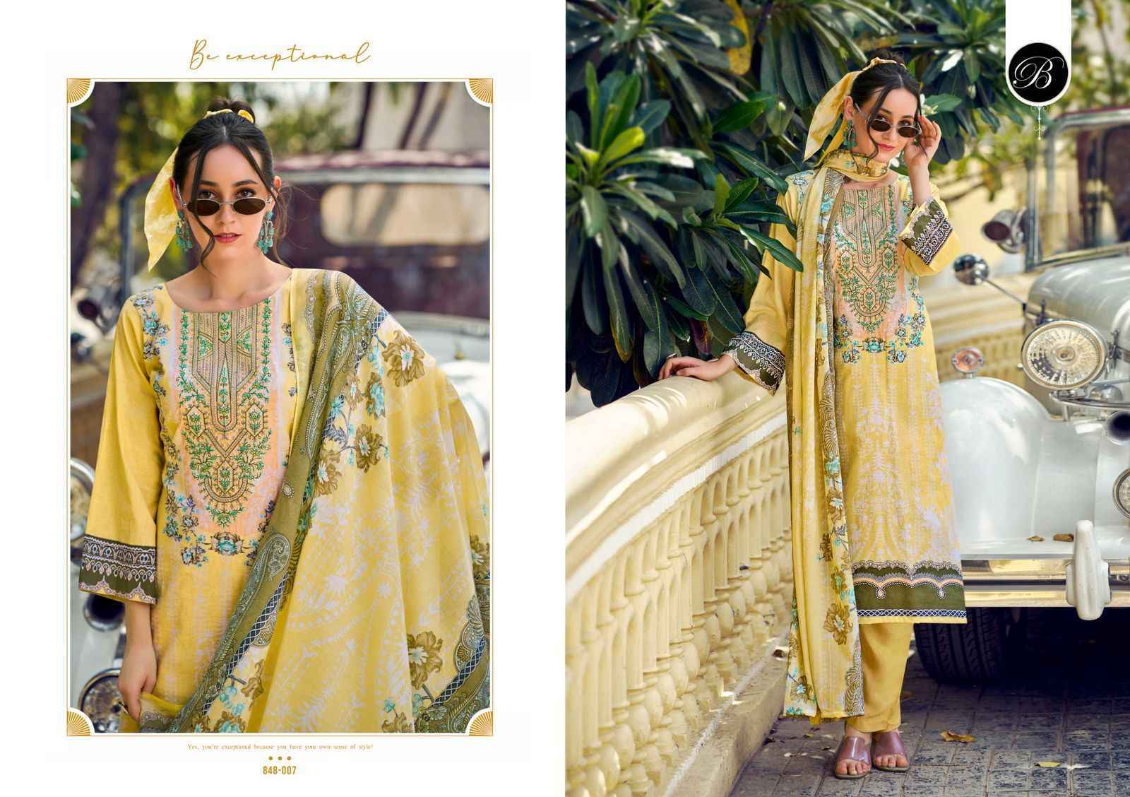 Belliza Naira Vol-106 Cotton Dress Material (8 pcs Cataloge)