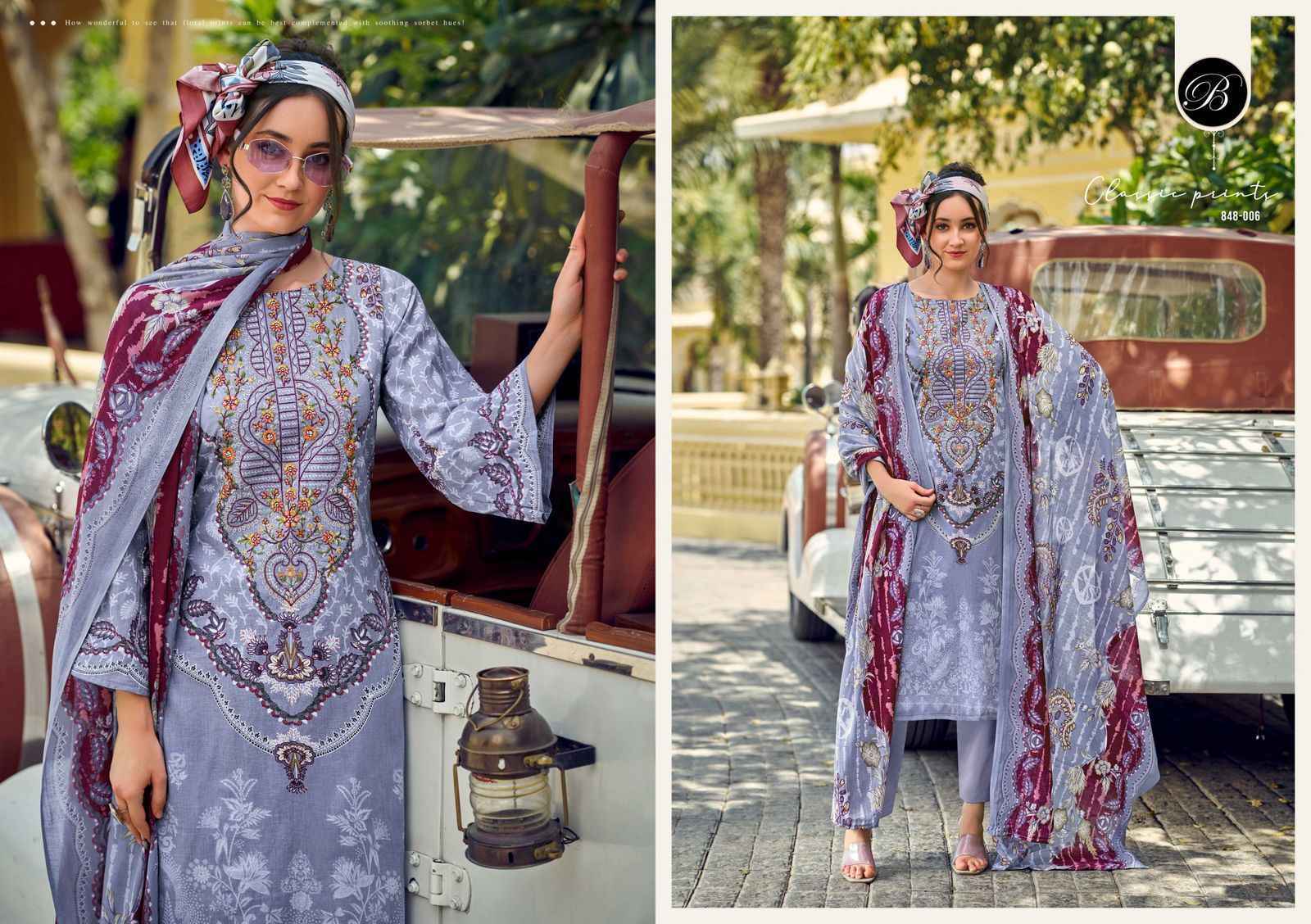Belliza Naira Vol-106 Cotton Dress Material (8 pcs Cataloge)