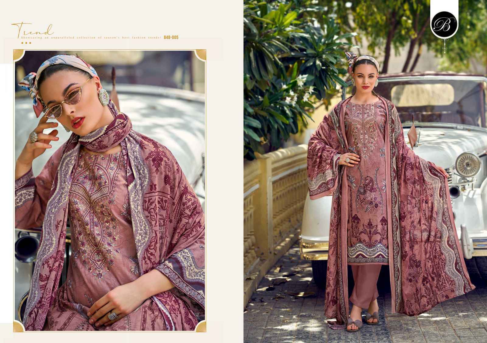 Belliza Naira Vol-106 Cotton Dress Material (8 pcs Cataloge)