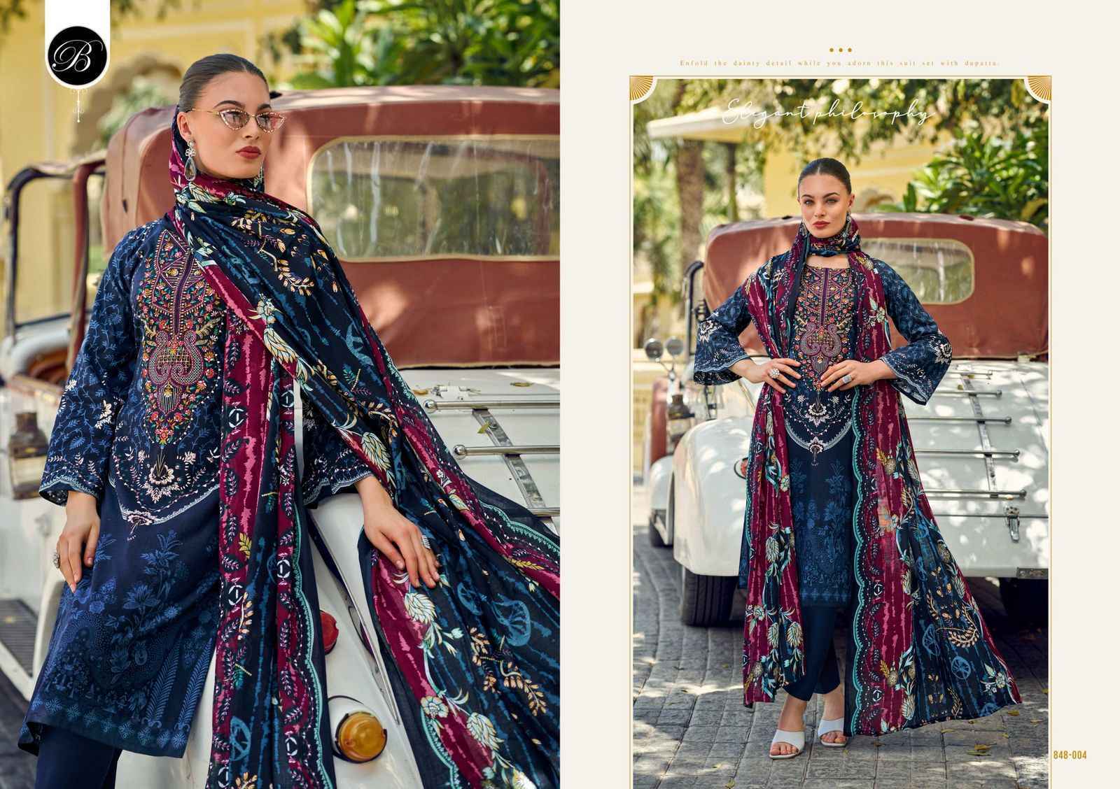 Belliza Naira Vol-106 Cotton Dress Material (8 pcs Cataloge)