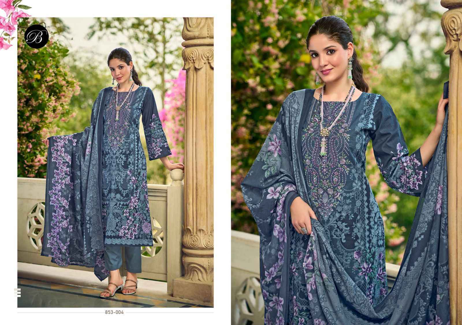 Belliza Naira Vol-107 Cotton Dress Material (8 pcs Cataloge)