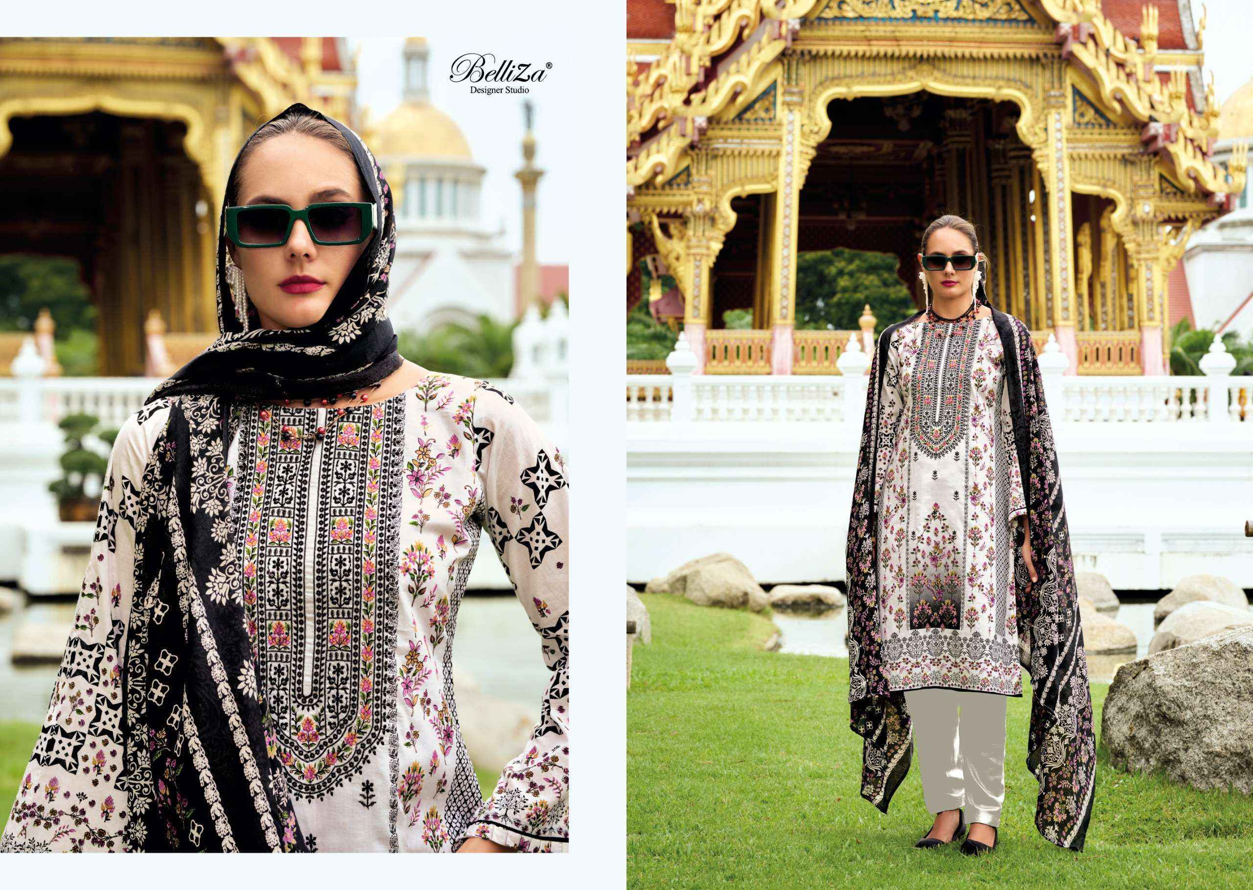 Belliza Naira Vol-108 Cotton Dress Material (8 pcs Cataloge)