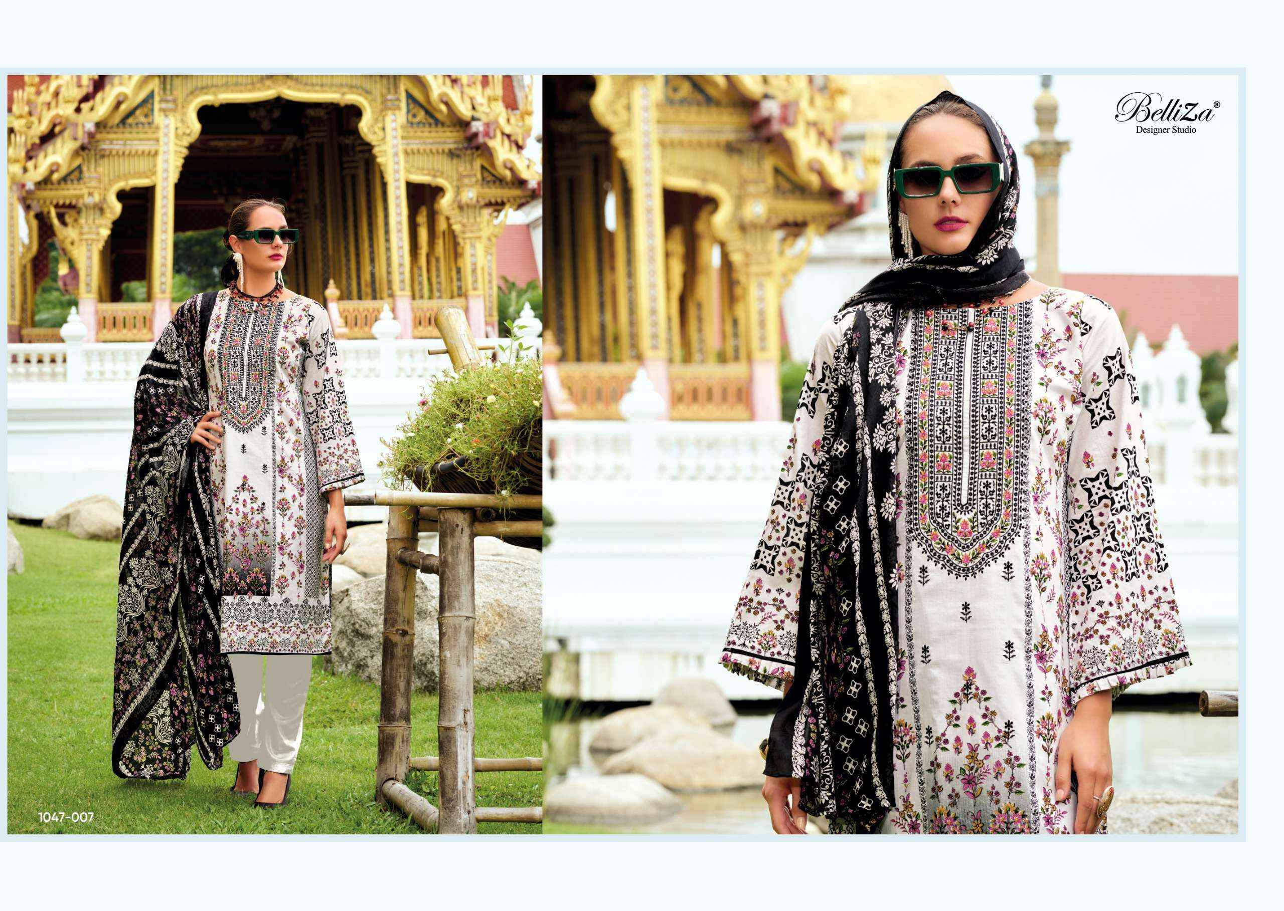 Belliza Naira Vol-108 Cotton Dress Material (8 pcs Cataloge)