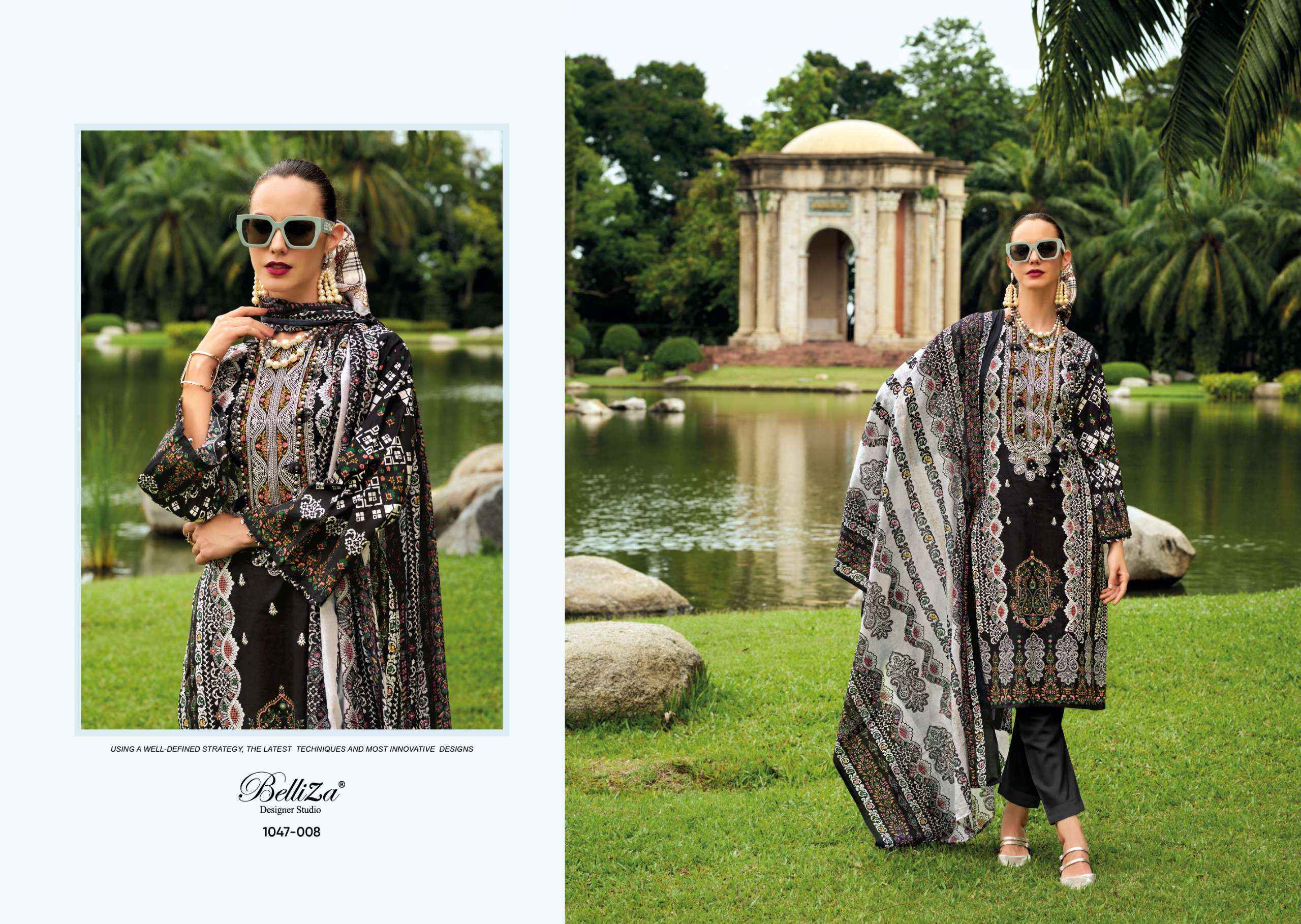 Belliza Naira Vol-108 Cotton Dress Material (8 pcs Cataloge)