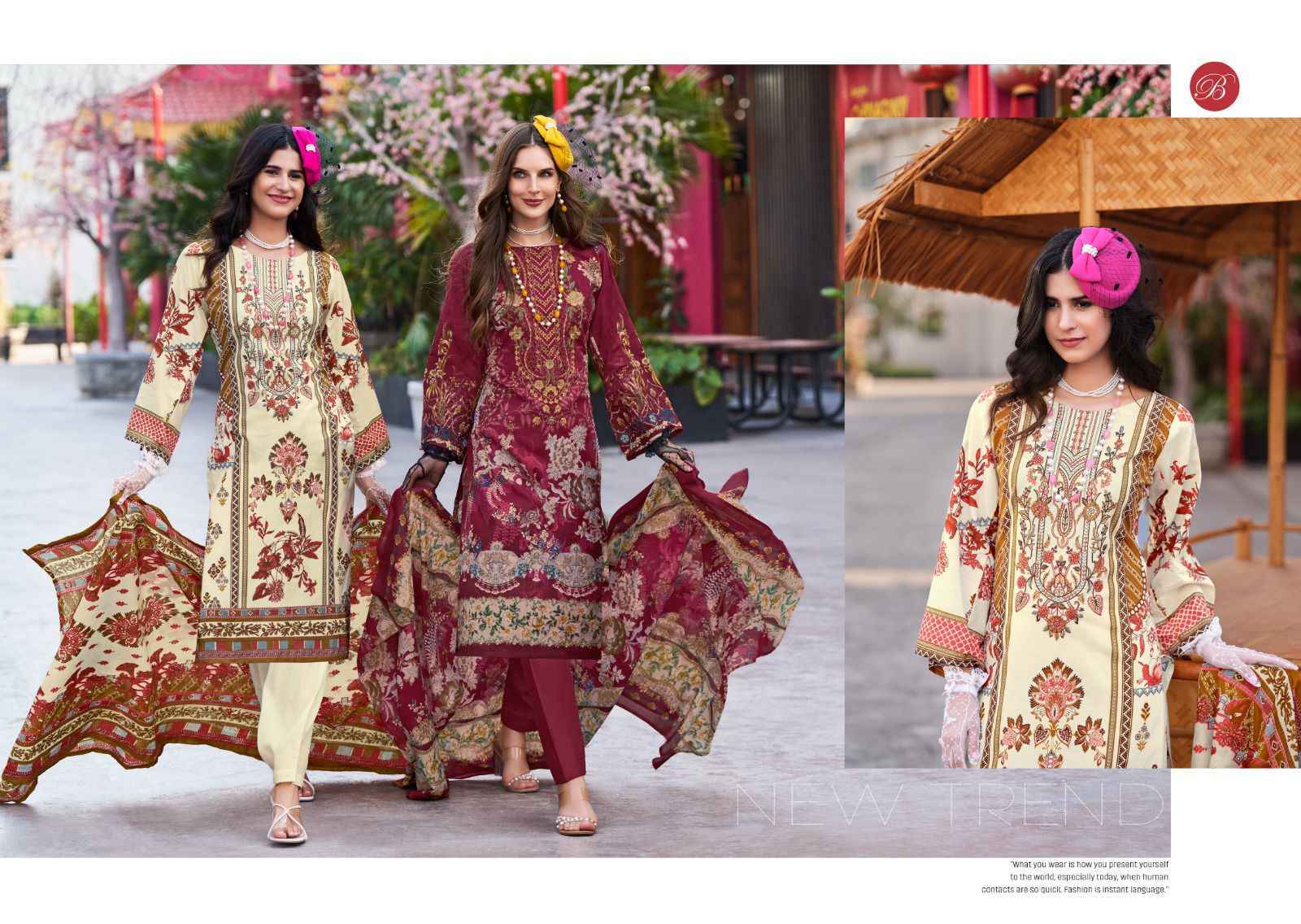 Belliza Naira Vol-109 Cotton Dress Material (8 pcs Cataloge)