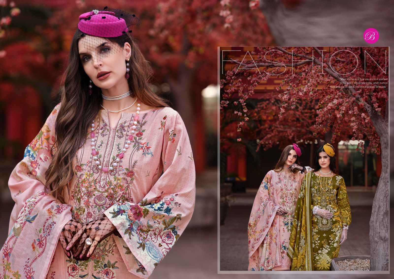 Belliza Naira Vol-109 Cotton Dress Material (8 pcs Cataloge)