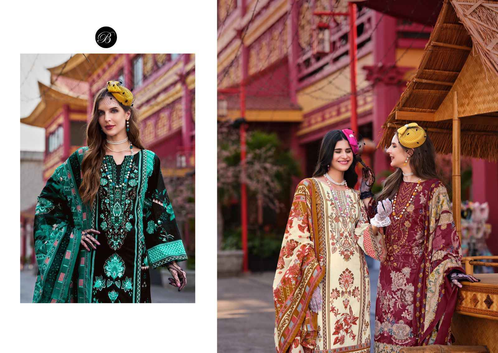 Belliza Naira Vol-109 Cotton Dress Material (8 pcs Cataloge)