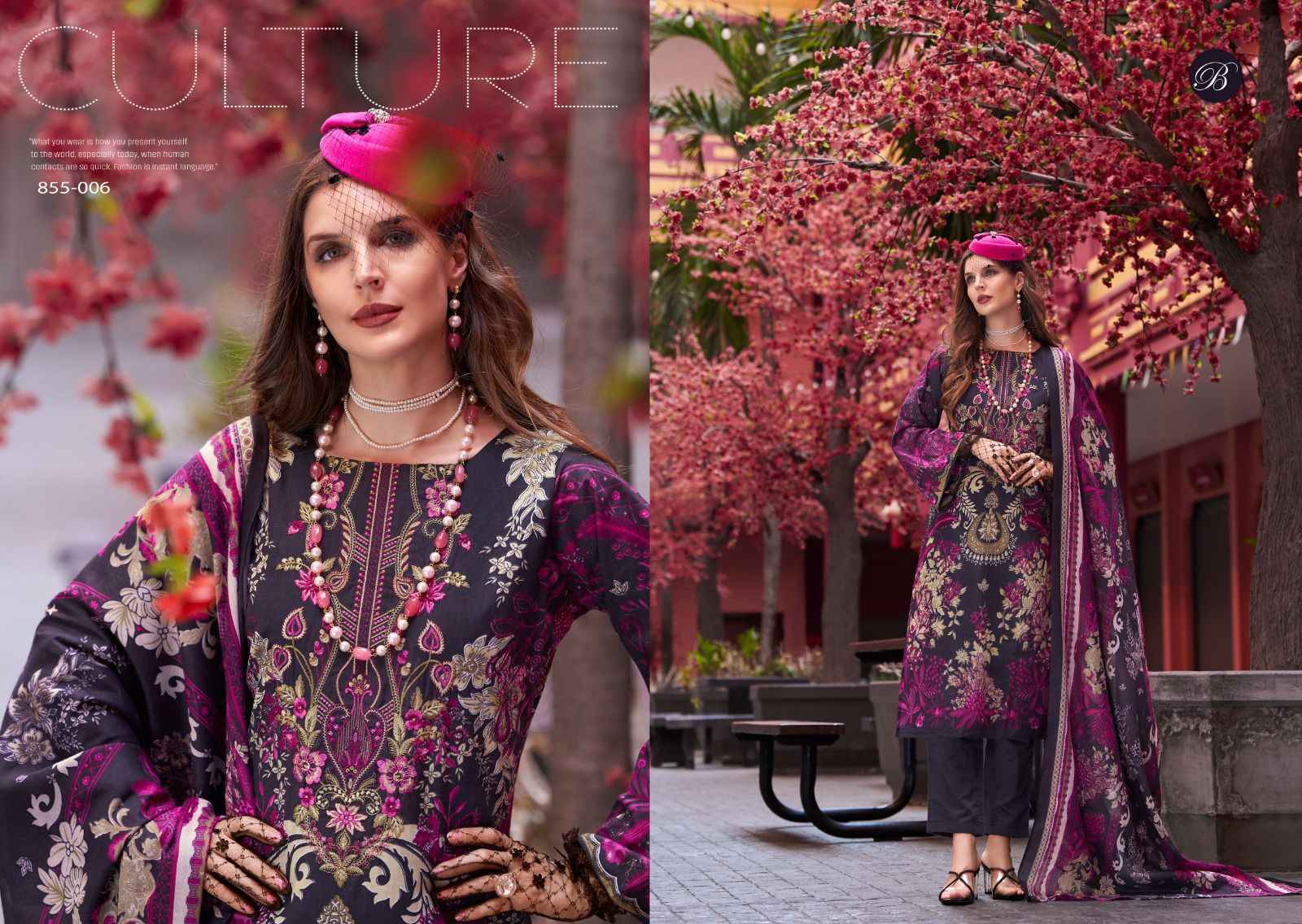 Belliza Naira Vol-109 Cotton Dress Material (8 pcs Cataloge)
