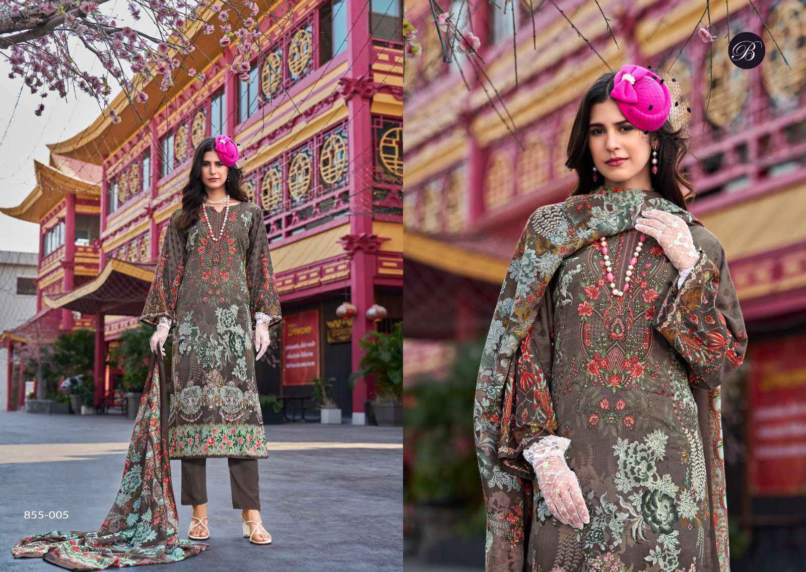 Belliza Naira Vol-109 Cotton Dress Material (8 pcs Cataloge)