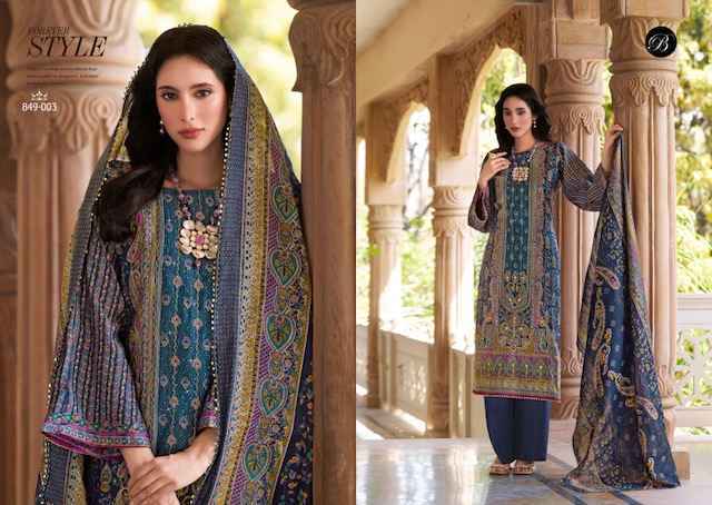 Belliza Nusrat Vol-5 Viscose Musline Dress Material (6 pcs Catalogue)