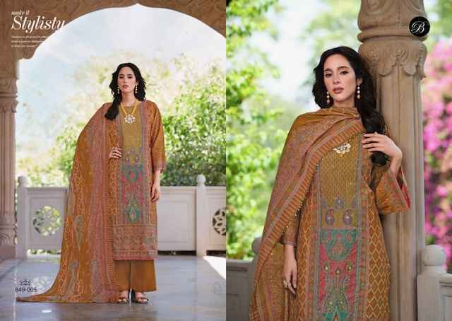 Belliza Nusrat Vol-5 Viscose Musline Dress Material (6 pcs Catalogue)