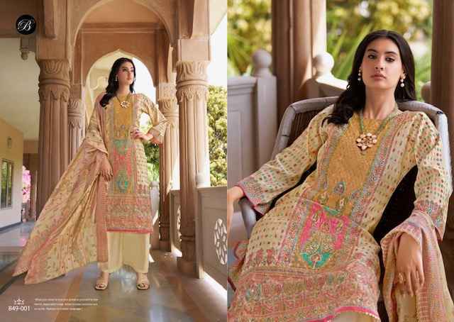Belliza Nusrat Vol-5 Viscose Musline Dress Material (6 pcs Catalogue)