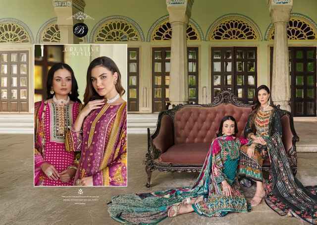Belliza Shaheen Vol-2 Viscouse Reyon Dress Material (8 pcs Catalogue)