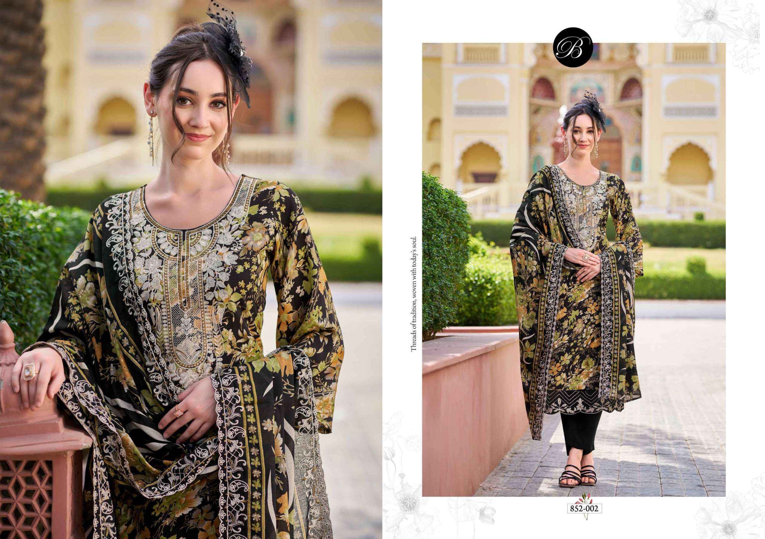 Belliza Tanaya Viscouse Dress Material 6 pcs Catalogue