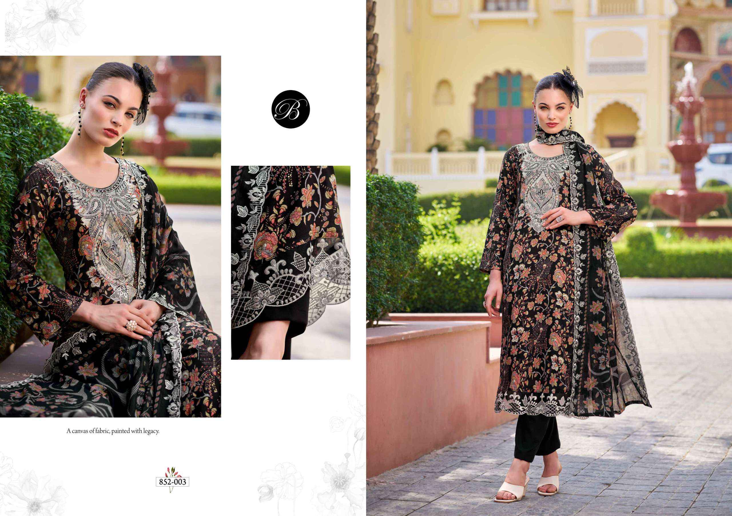 Belliza Tanaya Viscouse Dress Material 6 pcs Catalogue