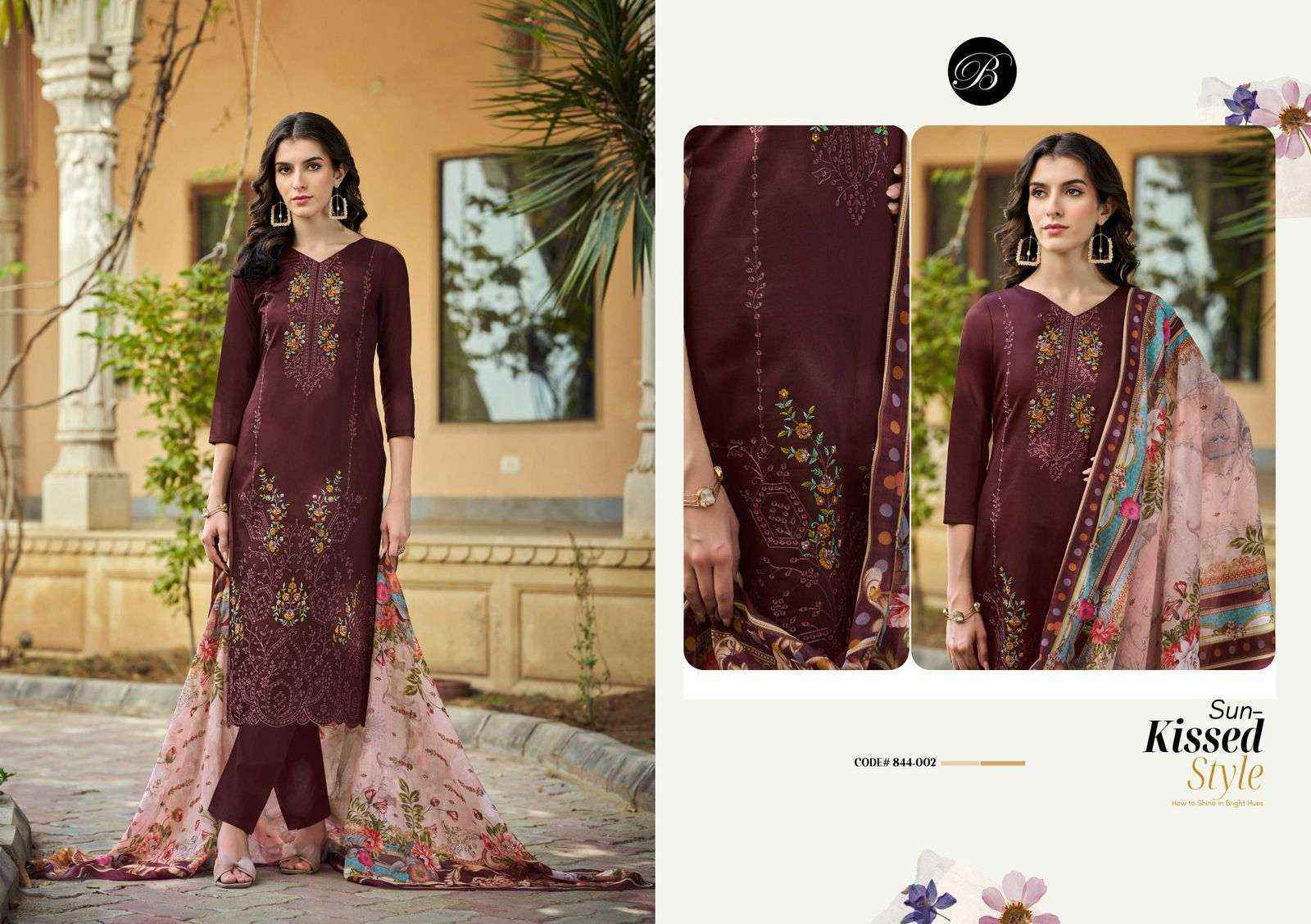 Belliza Zarqash Vol-5 Jam Cotton Dress Material (6 pcs Catalogue)