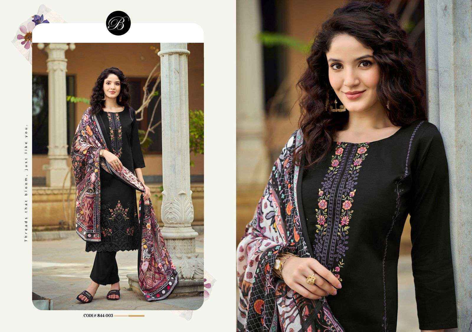Belliza Zarqash Vol-5 Jam Cotton Dress Material (6 pcs Catalogue)