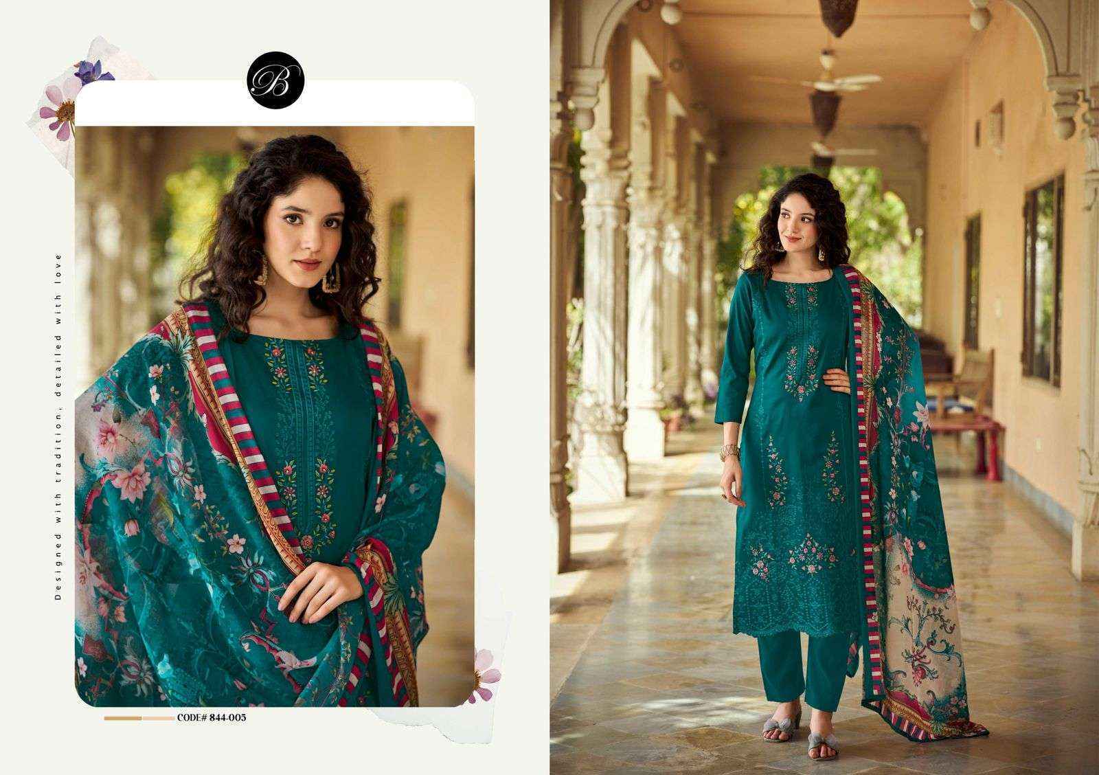 Belliza Zarqash Vol-5 Jam Cotton Dress Material (6 pcs Catalogue)