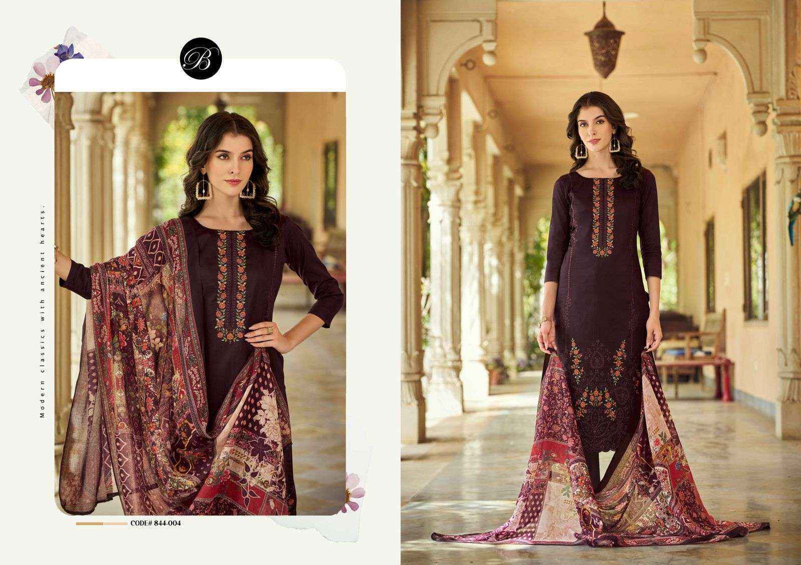 Belliza Zarqash Vol-5 Jam Cotton Dress Material (6 pcs Catalogue)